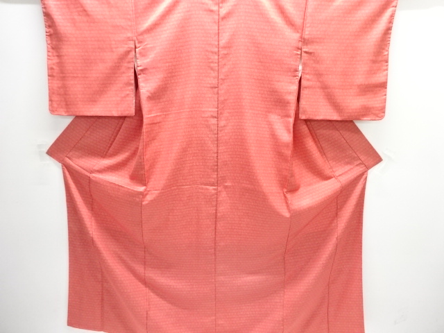 未使用品　亀甲模様小紋着物